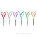 Durable Colored Dog Hair Scissors Pet Grooming Scissors